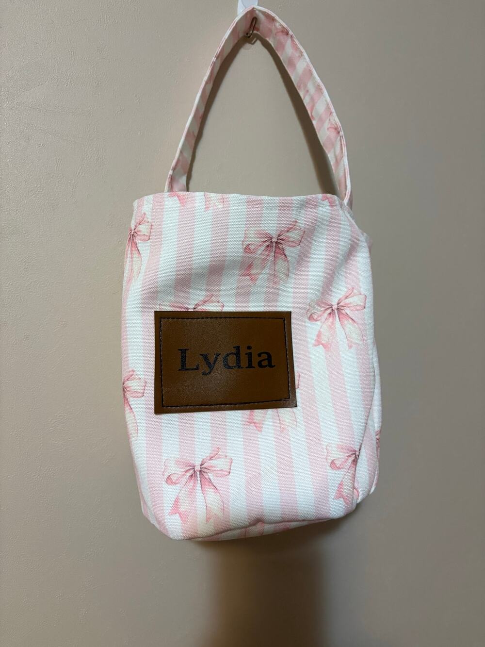 Lydia Easter basket bag Bows